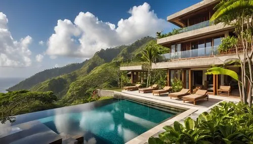 tropical house,tropical greens,seychelles,moorea,holiday villa,uluwatu,ocean view,luxury property,tropics,tropical island,the caribbean,dominica,jamaica,beautiful home,crib,luxury home,tropical jungle,caribbean,secluded,beach house,Photography,General,Realistic