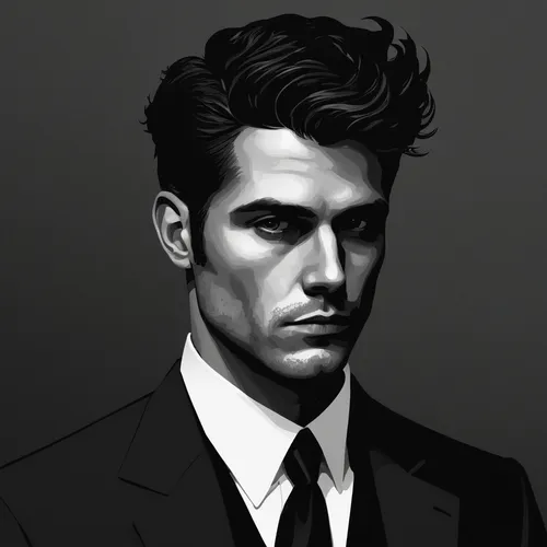 pompadour,dark suit,moody portrait,tuxedo just,black suit,man portraits,tuxedo,gentleman icons,businessman,groom,butler,suit,bloned portrait,men's suit,dark portrait,a black man on a suit,digital painting,formal guy,gentlemanly,lincoln blackwood,Art,Classical Oil Painting,Classical Oil Painting 10