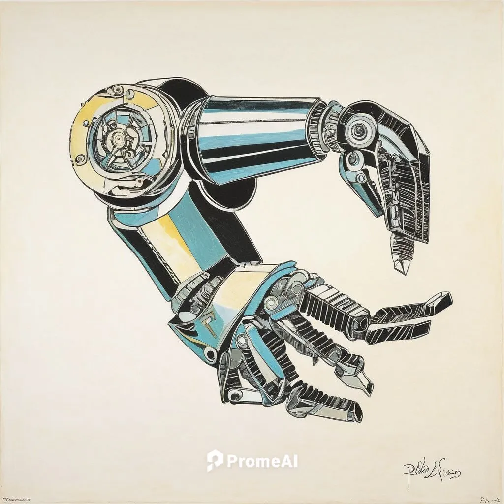 could you make me a robot arm six axis, whitout hand
,robotic,paolozzi,mechanoid,biomechanical,industrial robot,autome,bionics,roboto,retool,canti,polychromed,proleter,automatic,injector,automate,posi