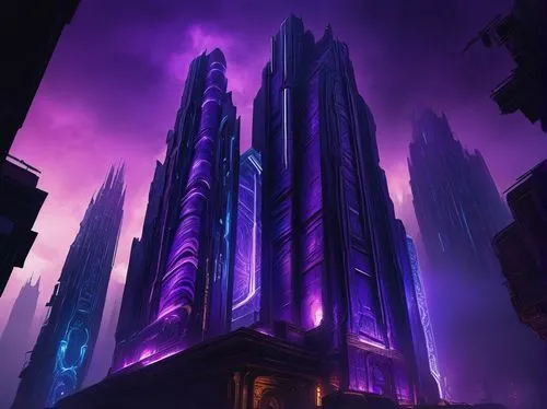 barad,coruscant,cybercity,metropolis,deodato,cybertron,minbari,undercity,cybertown,fantasy city,arkham,genosha,coldharbour,gotham,megacorporation,coruscating,futuristic landscape,futuristic architecture,highrises,cyberpunk,Conceptual Art,Fantasy,Fantasy 16