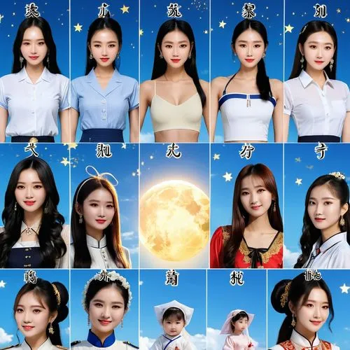 clc,ioi,twice,orbits,dia,solar,soribada,pleiades,stellar,unb,goddesses,jyp,aoa,cube background,moonis,novisuccinea,joy,star card,snowflake background,visual