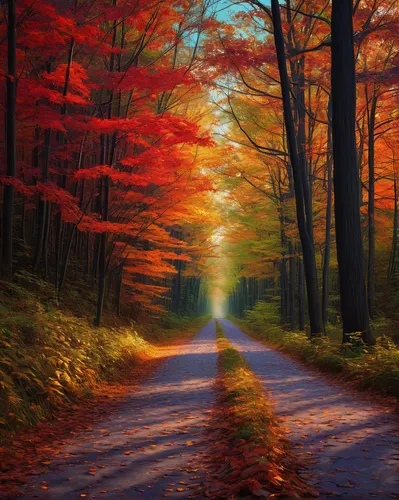 maple road,forest road,autumn forest,autumn scenery,autumn landscape,fall landscape,autumn background,tree lined lane,colors of autumn,autumn idyll,light of autumn,autumn trees,the autumn,autumn walk,country road,autumn leaves,autumn light,autumn day,autumn motive,tree lined path,Conceptual Art,Daily,Daily 02