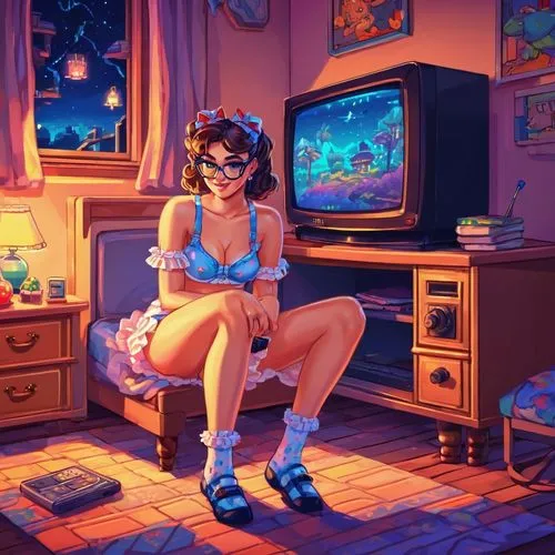 retro girl,retro woman,retro women,vidya,retro,girl at the computer,rockabella,retro styled,soir,cyberpunk,amiga,scummvm,retro look,lachapelle,shadman,pin-up girl,retro style,cyberscene,tropico,sega genesis,Unique,Pixel,Pixel 05