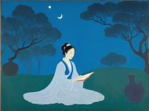 qi gong,bodhisattva,khokhloma painting,woman sitting,shakyamuni,shirakami-sanchi,mantra om,chinese art,meditation,yogananda guru,vipassana,lotus position,luo han guo,oriental painting,rou jia mo,vajrasattva,japanese art,jasmine blue,tea zen,buddhist,Art,Artistic Painting,Artistic Painting 09