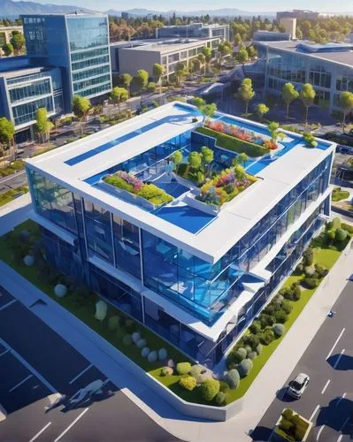 genentech,cupertino,modern office,phototherapeutics,technopark,ucsf,sunnyvale,cyberport,biotechnology research institute,genzyme,calpers,infosys,home of apple,office building,googleplex,llnl,tellabs,glass building,infopark,aerotropolis,Unique,3D,Low Poly