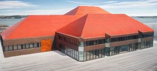 red roof,maritime museum,zuiderzeemuseum,kettunen center,terracotta,patriot roof coating products,opera house,corten steel,kiel,otaru aquarium,autostadt wolfsburg,house of the sea,sailing orange,trond