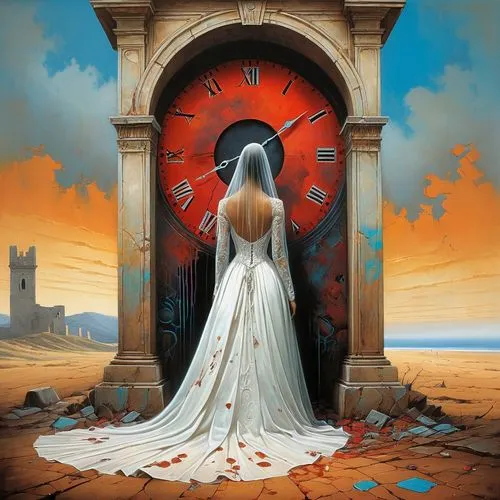 grandfather clock,clockmaker,out of time,sand clock,clock face,dead bride,the threshold of the house,clocks,the eleventh hour,rosa ' amber cover,time,time spiral,flow of time,dance of death,threshold,clock,hourglass,sun dial,fantasy picture,valentine clock,Conceptual Art,Graffiti Art,Graffiti Art 09