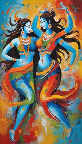 dancing couple,hare krishna,krishna,the festival of colors,radha,dancers,dance with canvases,salsa dance,indian art,love dance,ethnic dancer,dance,kandyan dance,janmastami,dance performance,indian culture,mantra om,latin dance,dancing,dancer,Conceptual Art,Oil color,Oil Color 20