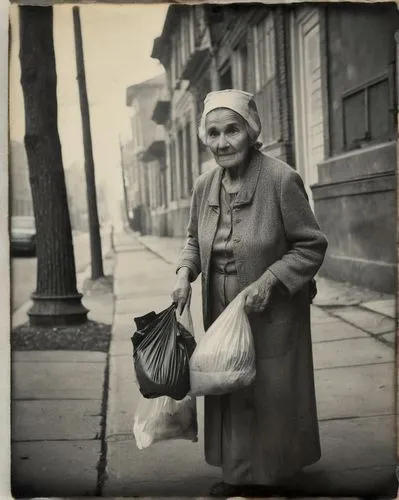 elderly lady,old woman,woman with ice-cream,vendor,vintage woman,vishniac,Photography,Documentary Photography,Documentary Photography 03