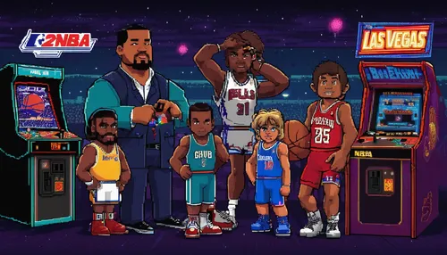 the game,arcade game,arcade games,game pieces,nba,game characters,collectible action figures,arcade,icon collection,game illustration,the block,pinball,90s,business icons,basketball board,8bit,icons,cartoon chips,game art,retro cartoon people,Unique,Pixel,Pixel 04