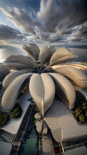 heatherwick,futuristic architecture,calatrava,asian architecture,futuristic art museum,etfe