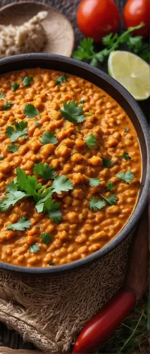 chana masala,dal makhani,lentil soup,dal,chile and frijoles festival,sopa de mondongo,lentils,locro,frijoles charros,pasta e fagioli,baked beans,étouffée,carrot and red lentil soup,spanish rice,menudo,pozole,fenugreek,muhammara,chili con carne,soup beans,Photography,General,Natural