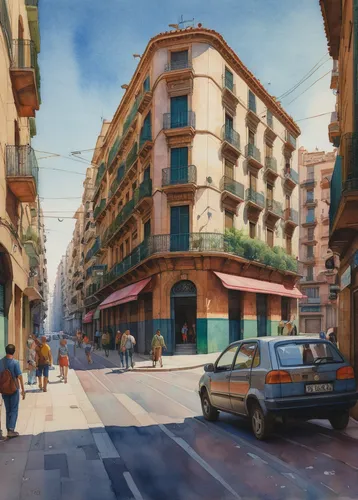 barcelona,malaga,monte carlo,passeig de gracia,street scene,valencia,monaco,world digital painting,cagliari,larambla,riad,alicante,seville,the boulevard arjaan,city scape,genoa,gaudí,palma de mallorca,the cairo,marseille,Conceptual Art,Daily,Daily 25