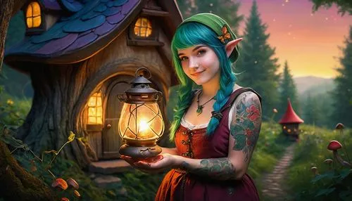 fairy house,innkeeper,fairy door,fae,fantasy picture,fairy village,fantasy portrait,wood elf,lamplight,schierstein,aurora village,lorelai,townsfolk,fairie,elf,saria,fairy lanterns,elfland,fantasy art,lamplighter,Photography,Documentary Photography,Documentary Photography 29