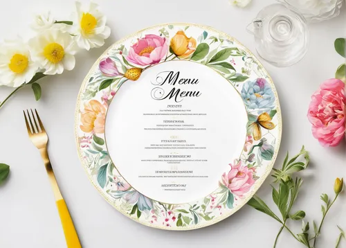 place setting,tablescape,table arrangement,table cards,table setting,menu,floral border paper,course menu,place cards,wedding invitation,floral mockup,dinnerware set,white floral background,blossom gold foil,breakfast menu,cream and gold foil,floral and bird frame,wedding ceremony supply,catering service bern,welcome table,Art,Classical Oil Painting,Classical Oil Painting 37