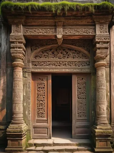 bishnupur,maheshwar,darwaza,doorway,khajuraho,bhaktapur,chhatri,bhubaneshwar,darwazeh,doorways,mehrauli,main door,patan,panhala,mihrab,javanese traditional house,malda,ranakpur,jharkand,ajanta,Illustration,Paper based,Paper Based 18