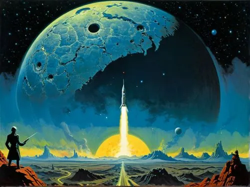 space art,lunar landscape,lunar,phase of the moon,earth rise,moonscapes,Conceptual Art,Sci-Fi,Sci-Fi 14