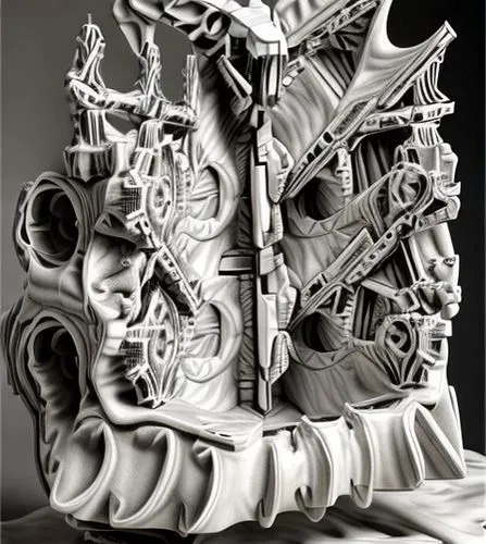 scrap sculpture,paper art,skull sculpture,biomechanical,mandelbulb,png sculpture,steel sculpture,allies sculpture,insect house,sculptor ed elliott,car sculpture,engine block,3d fantasy,vanitas,mechanical puzzle,scuplture,kinetic art,wood skeleton,car engine,fractals art