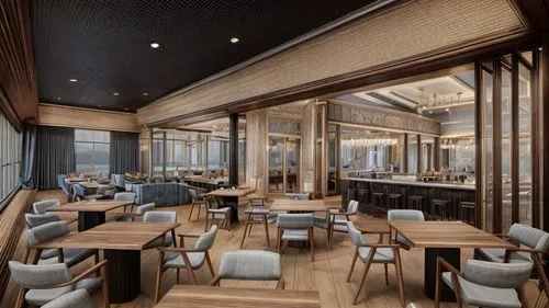 fine dining restaurant,japanese restaurant,3d rendering,dining room,new york restaurant,breakfast room,salt bar,teppanyaki,mandarin house,piano bar,a restaurant,crown render,bistro,dining,alpine resta