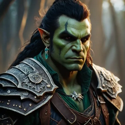 D&D character 
wizard
half orc green skin
bone blade glaive,thrall,orcish,orc,half orc,warcraft,orcs,skaar,hulke,iskar,drakken,male elf,orczy,green skin,dagur,ogre,male character,ogress,gurgan,warrior