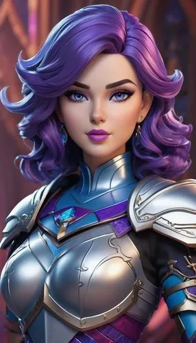 lilandra,jaina,violet head elf,lalazarian,shadrake,varya,Unique,3D,3D Character