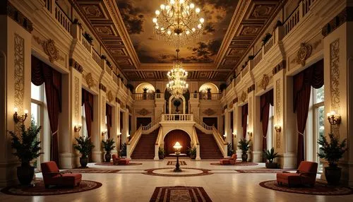 corridor,royal interior,hallway,foyer,entrance hall,emirates palace hotel,hall of nations,lobby,corridors,residenz,ritzau,palazzo,europe palace,ballroom,kempinski,crown palace,hotel hall,venetian hotel,nemacolin,dolmabahce