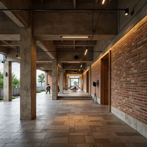 breezeway,corridor,inside courtyard,hallway,entry path,associati,foyer,entranceway,walkway,hall,lobby,fondazione,quadriennale,pedway,patio,kanazawa,bicocca,factory hall,corridors,kunsthal