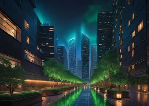 guangzhou,cybercity,cityscape,skyscrapers,city at night,makati,futuristic landscape,skyscraper,the skyscraper,shanghai,songdo,tokyo city,fantasy city,urbanworld,cybertown,metropolis,chengdu,kamurocho,cityzen,evening city,Illustration,Realistic Fantasy,Realistic Fantasy 27