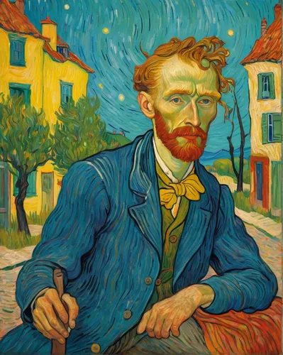 vincent van gough,vincent van gogh,post impressionist,post impressionism,self-portrait,artist portrait,man with saxophone,man with a computer,man on a bench,braque francais,man with umbrella,pferdeportrait,italian painter,romantic portrait,thinking man,pierre,art,painting technique,ervin hervé-lóránth,self portrait,Art,Artistic Painting,Artistic Painting 03