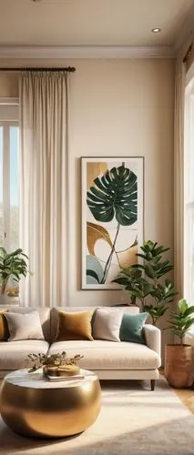 modern living room,living room,livingroom,contemporary decor,philodendron,modern decor,3d rendering,apartment lounge,sitting room,interior modern design,interior decor,modern minimalist lounge,ikebana,renderings,interior decoration,gold stucco frame,mid century modern,house plants,modern room,houseplant,Conceptual Art,Daily,Daily 33