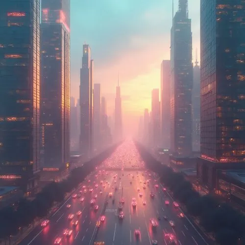 futuristic landscape,city highway,guangzhou,cityscape,evening city,coruscant,highway lights,shanghai,highways,city scape,overpassed,cybercity,cityscapes,megacities,fantasy city,skyline,lumpur,atmospheres,superhighways,cityzen,Photography,General,Realistic