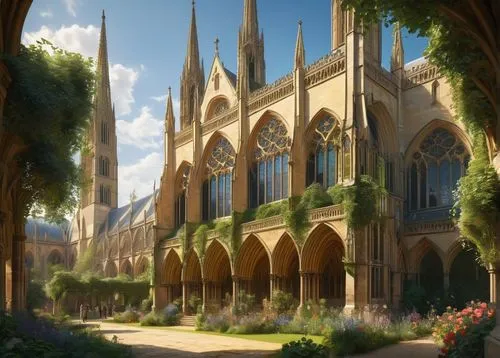 violet evergarden,magisterium,notre dame,cathedral,caius,geass,gondolin,metz,cathedrals,symphonia,oxbridge,theed,reichstadt,neogothic,lacus,gothic church,minster,carstairs,nargothrond,nidaros cathedral,Conceptual Art,Fantasy,Fantasy 05