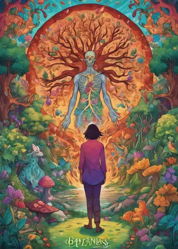 pachamama,mantra om,yogananda,colorful tree of life,chakras,buddha,forest of dreams,earth chakra,yogananda guru,tree of life,sunroot,psychedelic art,chakra,surya namaste,fae,garden of eden,mother earth,temples,free land-rose,connectedness,Conceptual Art,Fantasy,Fantasy 31