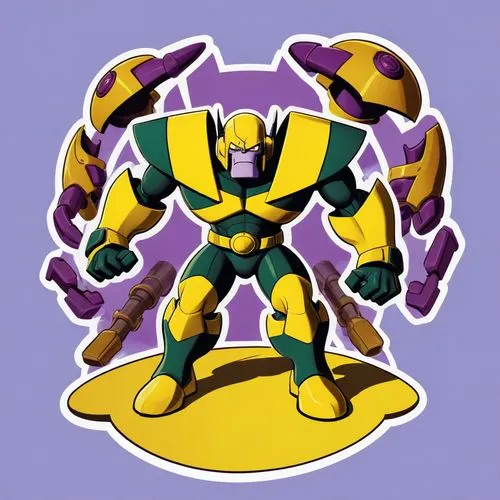 the big hero is getting ready to battle with his friend,waspinator,ratbat,impactor,metabee,superwasp,archfoes