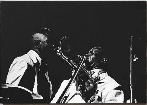 miles davis,blues and jazz singer,tassili n'ajjer,art tatum,jazz silhouettes,musicians,duet,sarah vaughan,black and white recording,jazz,hym duo,jazz club,shehnai,clergy,blues harp,saurer-hess,band winged grasshoppers,bansuri,bandleader,billie holiday,Conceptual Art,Fantasy,Fantasy 10