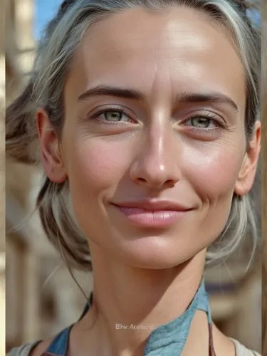 woman in Germany,a lady is looking at the camera and smiling,natural cosmetic,aromanians,hyperpigmentation,beauty face skin,woman face,beautiful face,Photography,General,Realistic