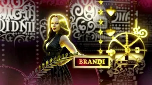 3d HD 
,a lady that is holding some signs,brandy,ladybrand,brandie,art deco background,hadise,brande