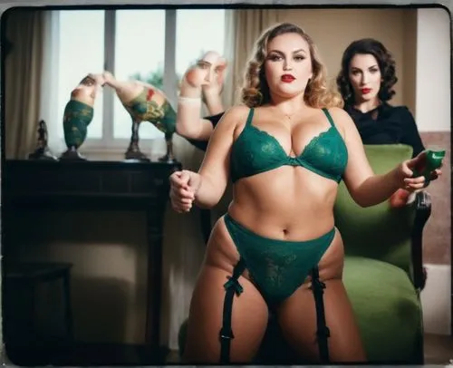 shapewear,serebro,doll looking in mirror,olive in the glass,grene,irishwomen