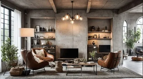 scandinavian style,loft,danish furniture,cassina,modern decor,contemporary decor,Photography,General,Realistic