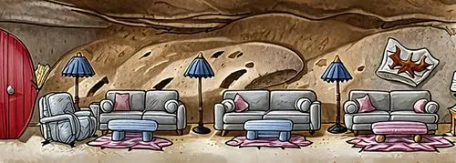 fallout shelter,cave tour,mining facility,pit cave,cave,barber shop,dungeon,beauty salon,cave church,piglet barn,salt mine,sea cave,cosmetics counter,rosa cantina,mine shaft,cellar,alpine restaurant,sea caves,gnomes at table,glacier cave