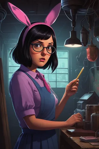 girl in the kitchen,painting easter egg,game illustration,sci fiction illustration,easter easter egg,knife kitchen,waitress,star kitchen,librarian,easter egg,the kitchen,cg artwork,shopkeeper,housekeeper,cookery,kitchen,game art,adventure game,louise,confectioner,Conceptual Art,Fantasy,Fantasy 11