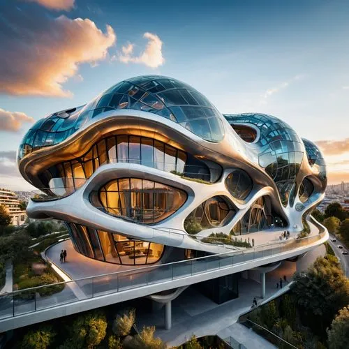 futuristic architecture,futuristic art museum,morphosis,modern architecture,safdie,etfe,arcology,blavatnik,futuristic landscape,interlace,biomorphic,biospheres,ravensbourne,arhitecture,tilbian,hadid,alien ship,asian architecture,architecture,futuroscope,Photography,General,Sci-Fi