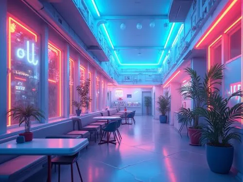 retro diner,neon coffee,neon drinks,neon tea,diner,neon cocktails,neon light,eatery,3d render,neon sign,neon arrows,neon lights,neon,neon ghosts,neon candies,nightclub,neon light drinks,cybercafes,coffeeshop,ufo interior,Photography,General,Realistic