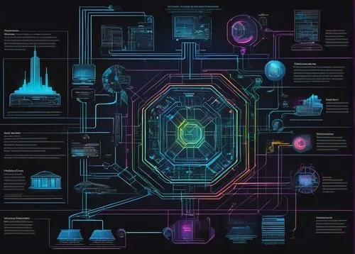 "Technical diagram, contrast illustration, difference between design patterns and architectural patterns, complex system structure, software engineering, UML diagrams, class diagrams, component diagra