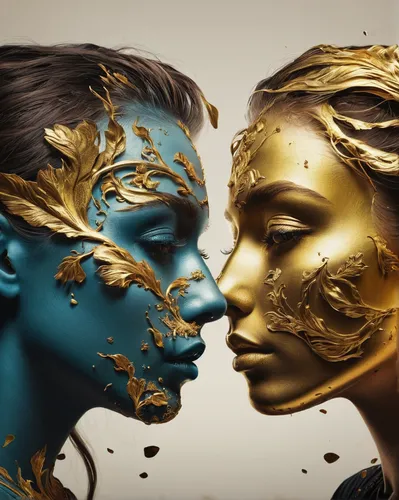 gold paint stroke,golden mask,gold mask,gold foil art,gold paint strokes,gilding,gold leaf,gold foil mermaid,gold foil shapes,gold lacquer,beauty mask,gold foil,yellow-gold,abstract gold embossed,foil and gold,retouching,cosmetics,masque,dark blue and gold,gold color,Photography,Artistic Photography,Artistic Photography 05