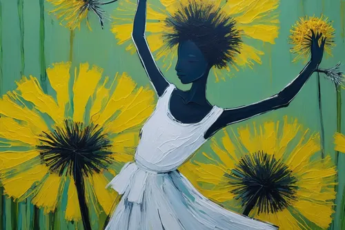 arnica,rudbeckia,ox-eye daisy,marguerite daisy,helianthus,flying dandelions,marguerite,yellow daisies,arnica montana,black and dandelion,dandelions,australian daisies,sun daisies,african daisies,daisies,sunflowers in vase,dandelion meadow,sunflowers,oxeye daisy,dandelion field,Art,Artistic Painting,Artistic Painting 51