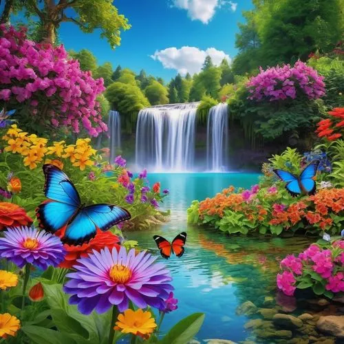 nature background,nature wallpaper,flower background,splendor of flowers,butterfly background,flower water,Photography,General,Realistic