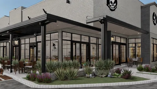 taproom,brewery,outdoor dining,3d rendering,hudson yard,beer garden,crown render,awnings,atlantic grill,coffeehouse,beer tables,wine bar,sake gardens,chipotle,music venue,bistro,coffee bean,newly constructed,north american fraternity and sorority housing,palo alto