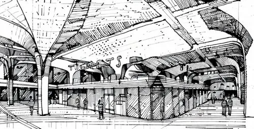 cross-section,cross section,pencils,futuristic architecture,panopticon,mono-line line art,roof structures,kirrarchitecture,naval architecture,cross sections,escher,archidaily,architecture,house drawing,wireframe,japanese architecture,orthographic,ancient roman architecture,wireframe graphics,airships,Design Sketch,Design Sketch,None