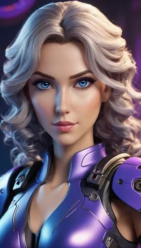 jaina,lilandra,violetta,sombra,zenonas,amora,Unique,3D,3D Character